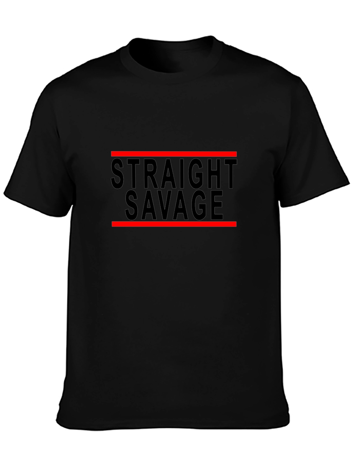 Straight Savage Graphic Print T-Shirt