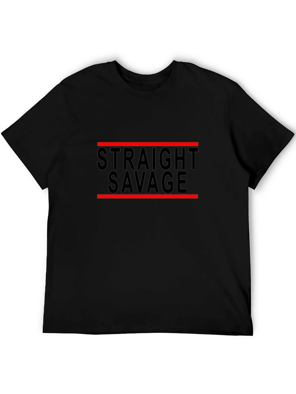 Straight Savage Graphic Print T-Shirt