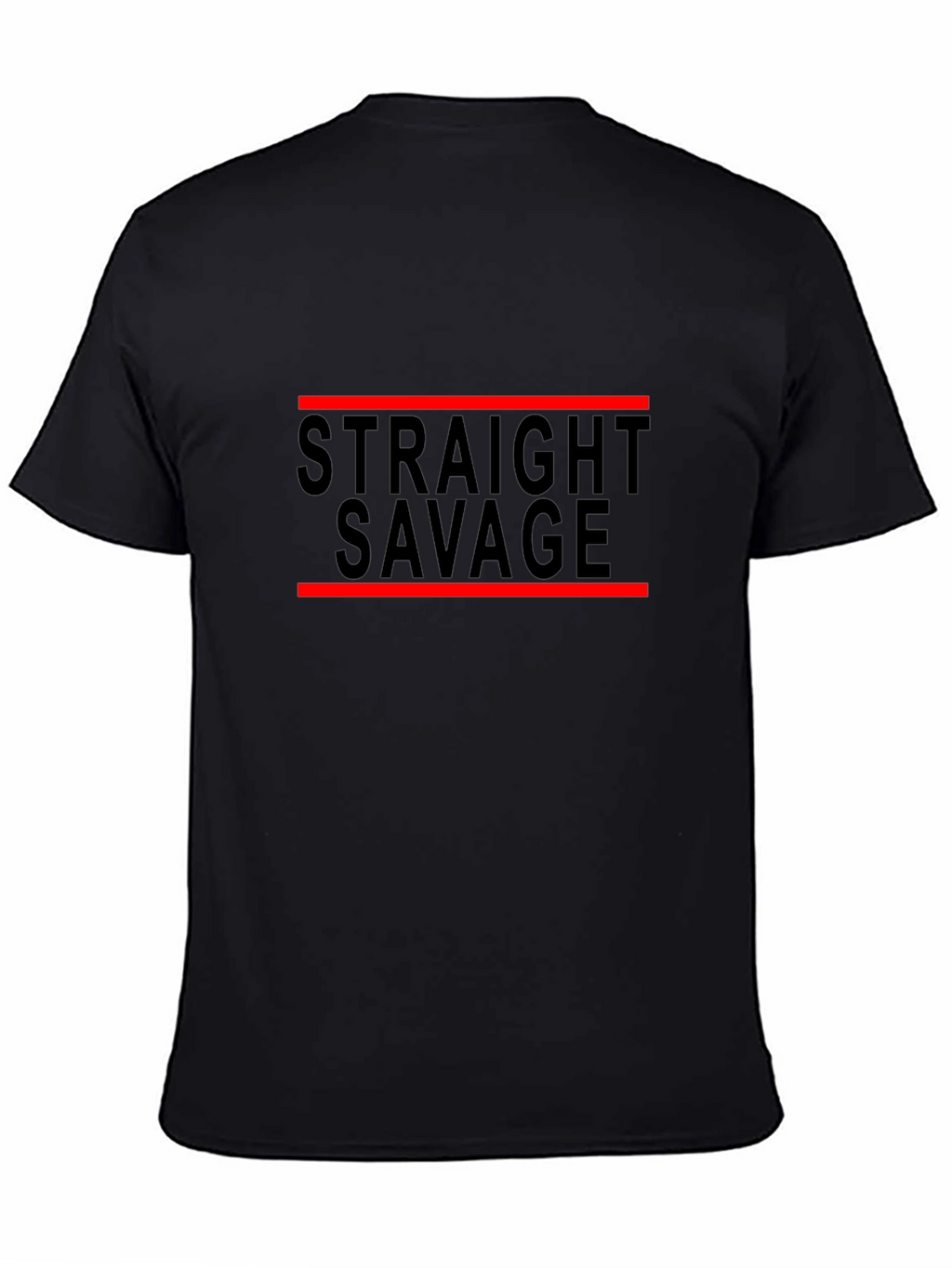Straight Savage Graphic Print T-Shirt