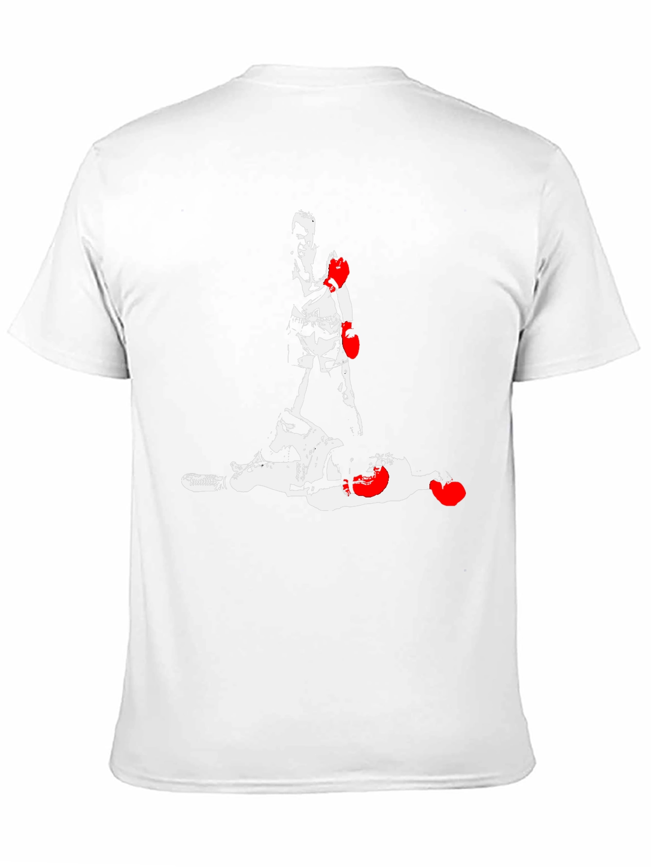 Boxing Graphic Tee - Knockout Design Mens Black T-Shirt