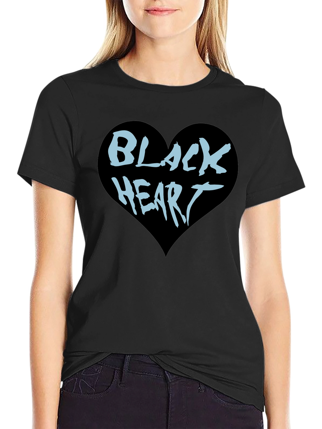 Black Heart Graphic Tee - Cool & Edgy Style