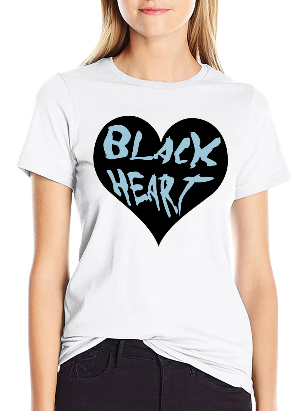 Black Heart Graphic Tee - Cool & Edgy Style