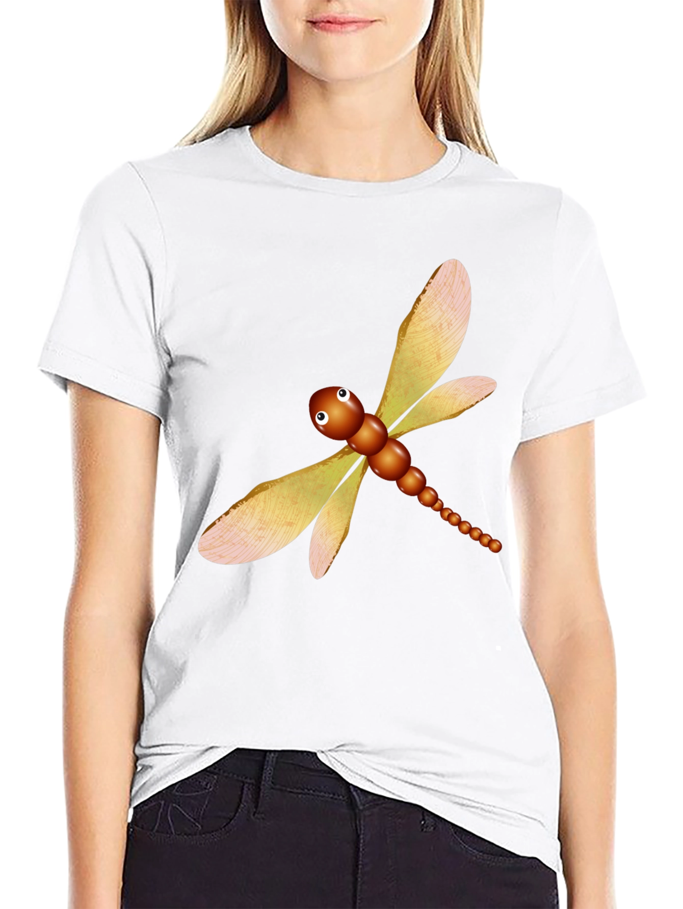 Dragonfly Graphic Tee - Unique Design