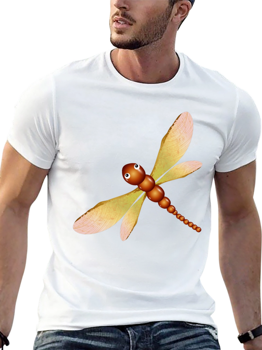 Dragonfly Graphic Tee - Unique Design