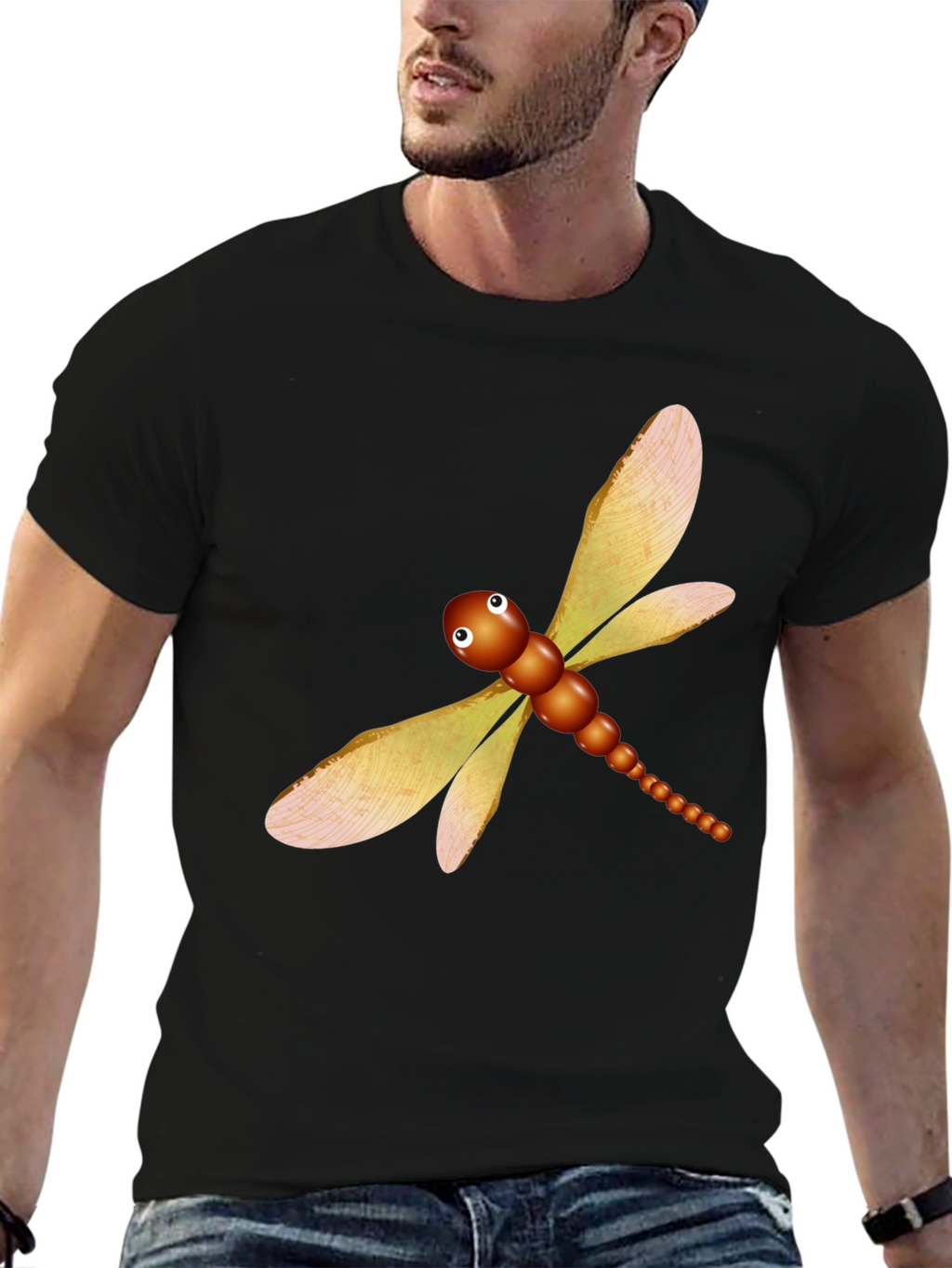 Dragonfly Graphic Tee - Unique Design