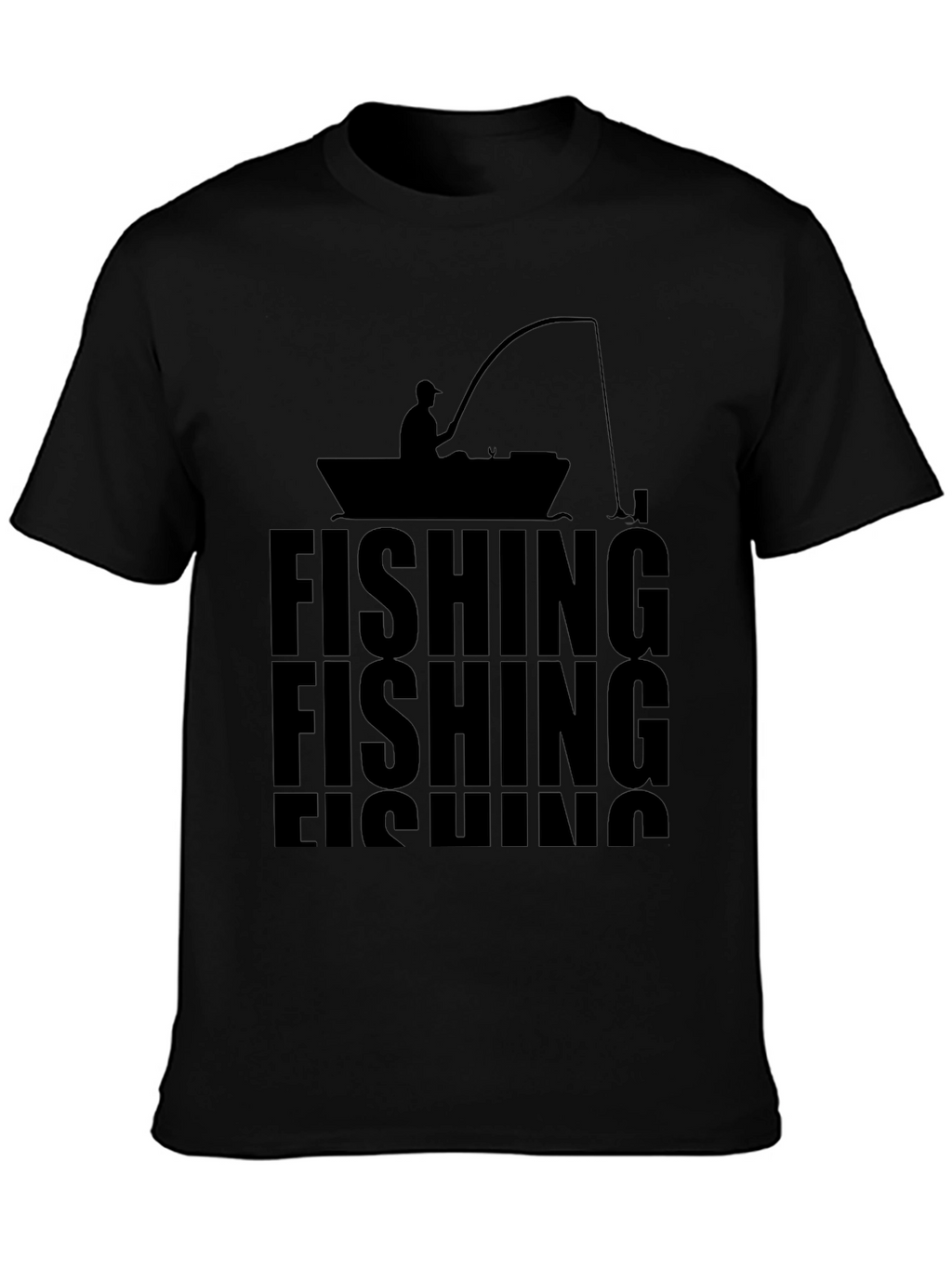 Fishing T-Shirt - Silhouette Design