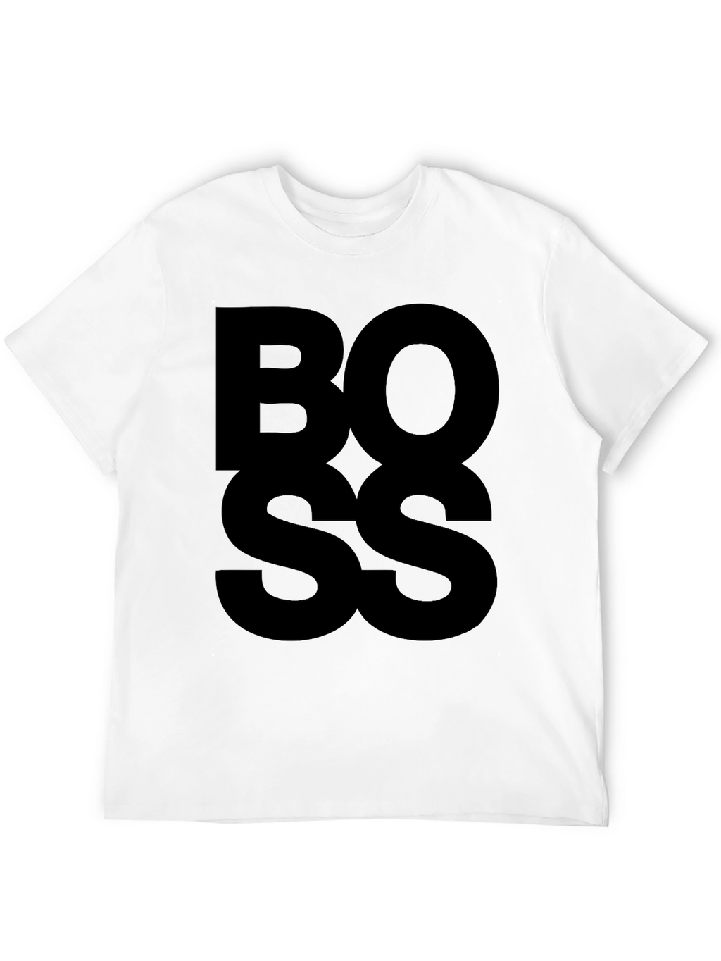 Bold BOSS Graphic Tee - Mens Black T-Shirt