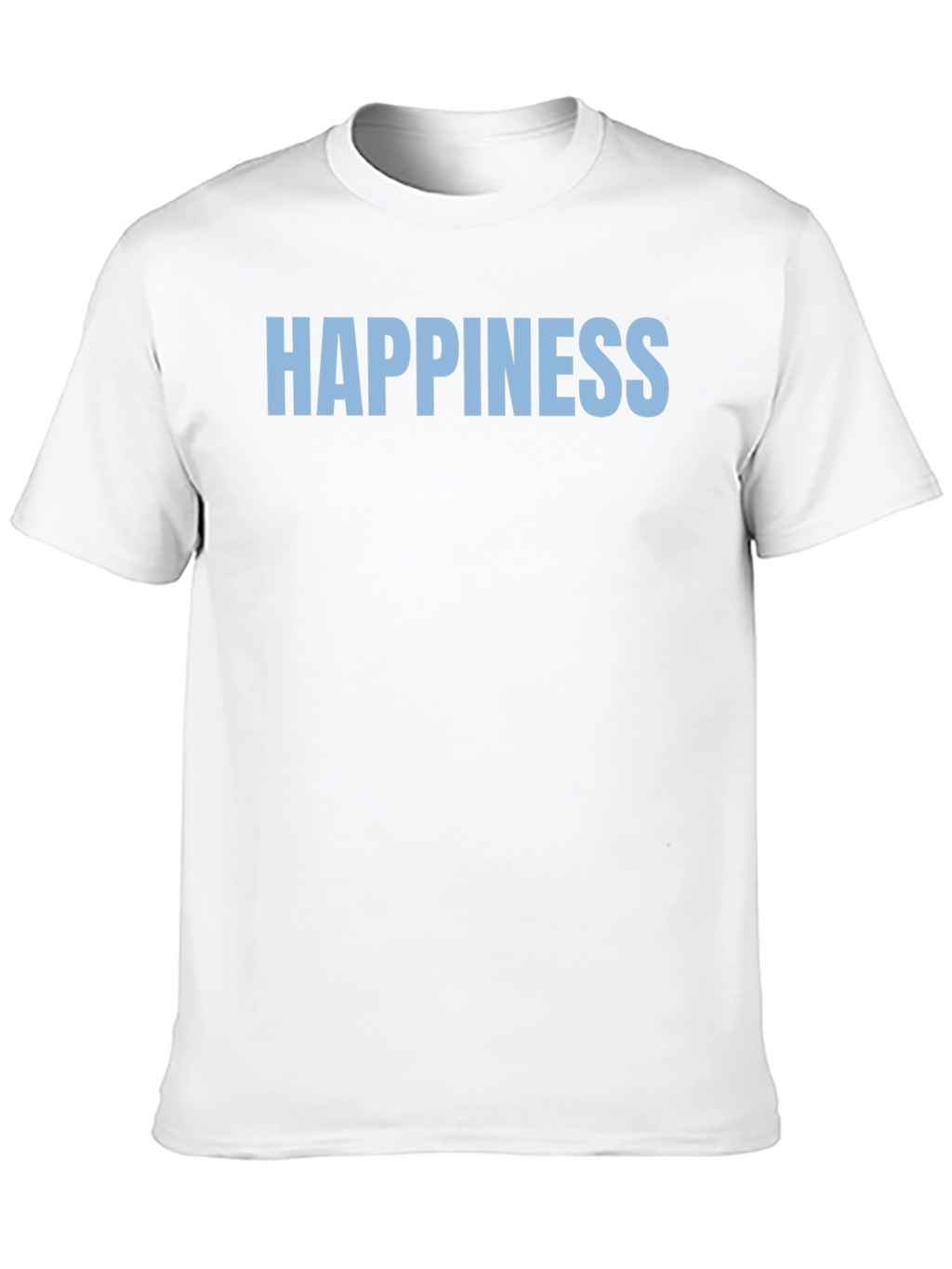 Happiness Graphic Tee - Black Casual T-Shirt