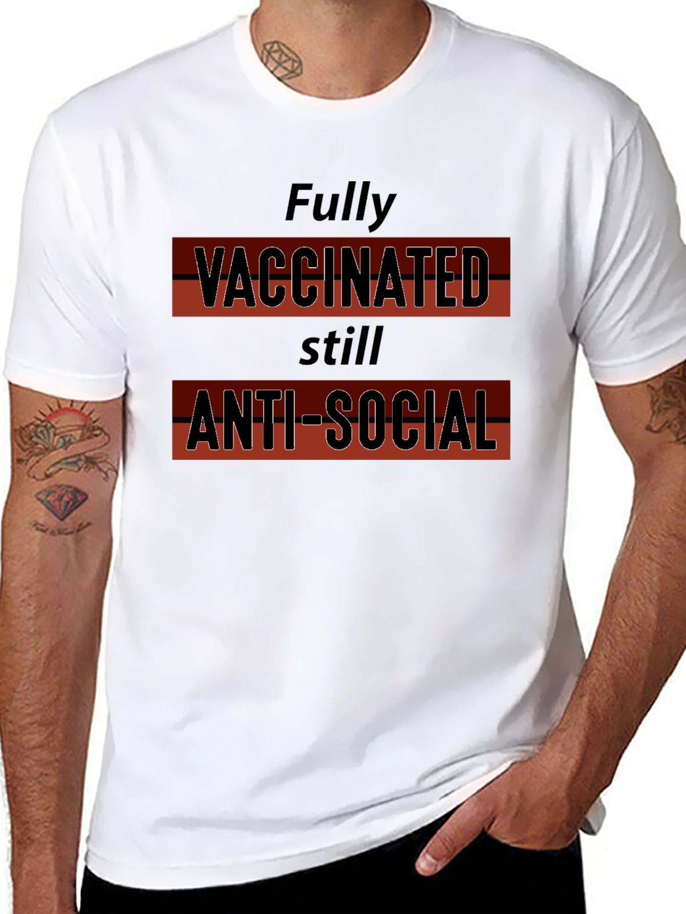 Vaccinated Anti-Social T-Shirt