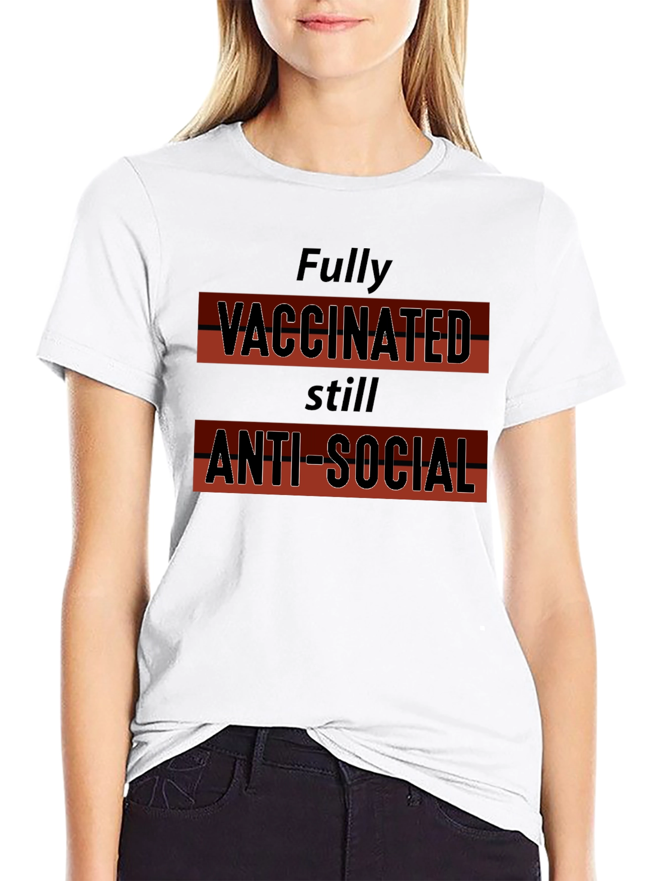 Vaccinated Anti-Social T-Shirt