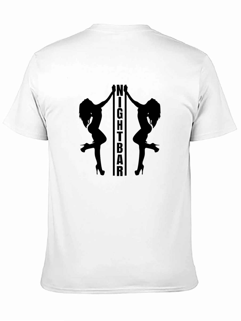 No Nightbar Graphic Print Black T-Shirt