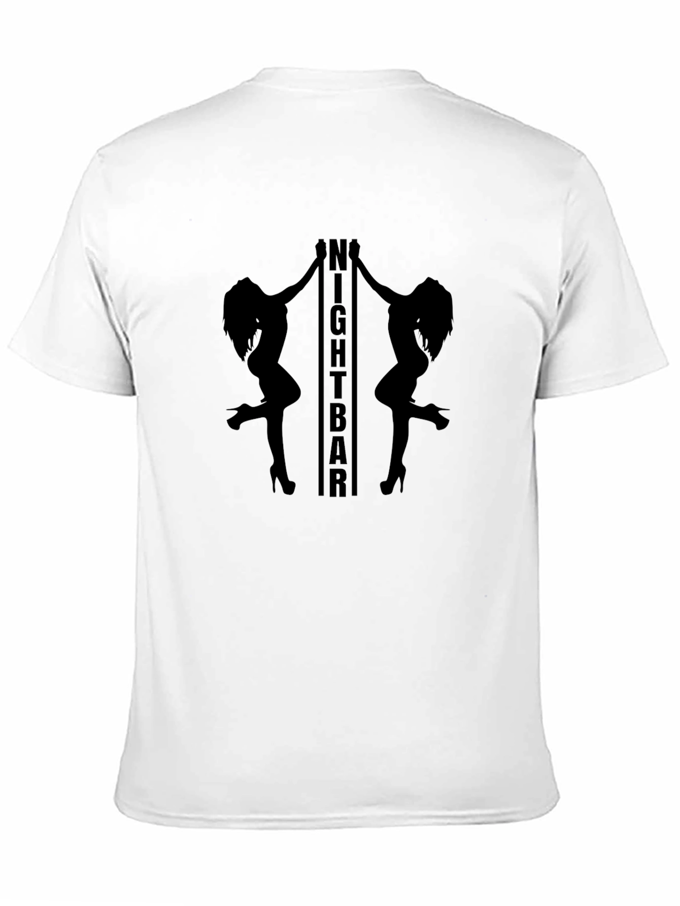 No Nightbar Graphic Print Black T-Shirt