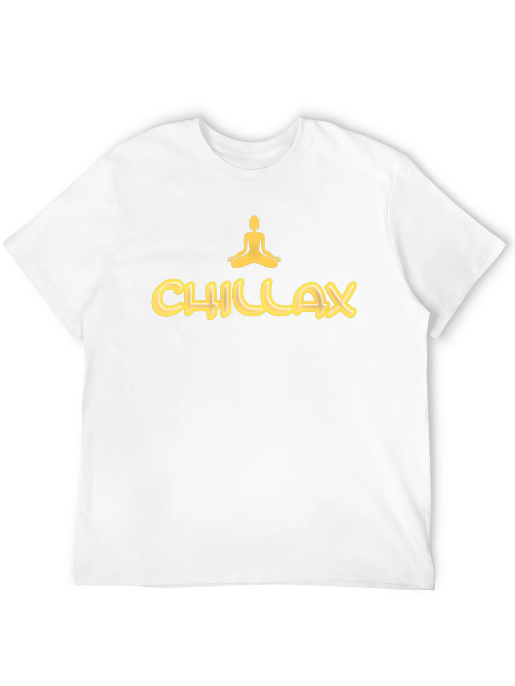Chillax Mens Black Graphic Tee