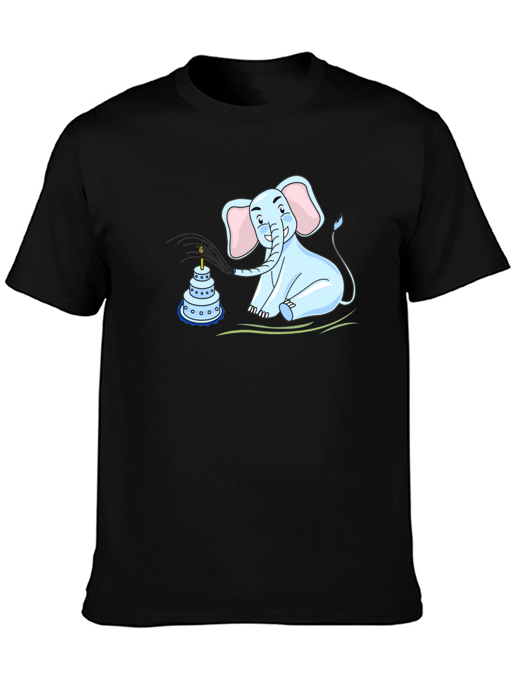 Elephant Birthday Cake T-Shirt