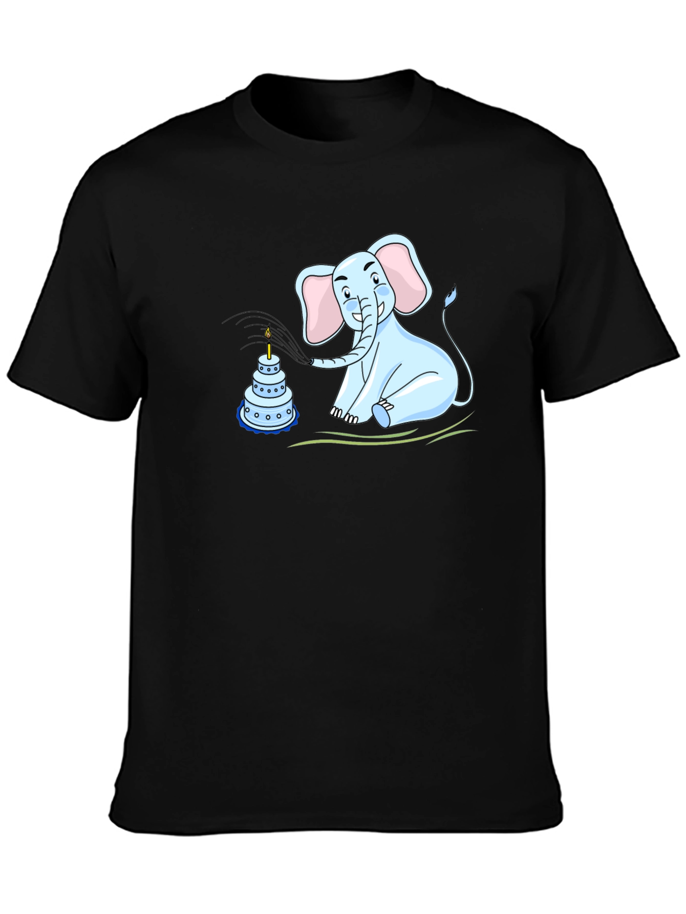 Elephant Birthday Cake T-Shirt