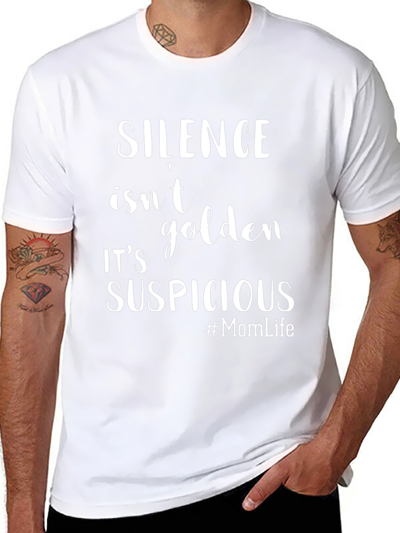 Silence Isnt Golden T-Shirt Funny Mom Life Tee