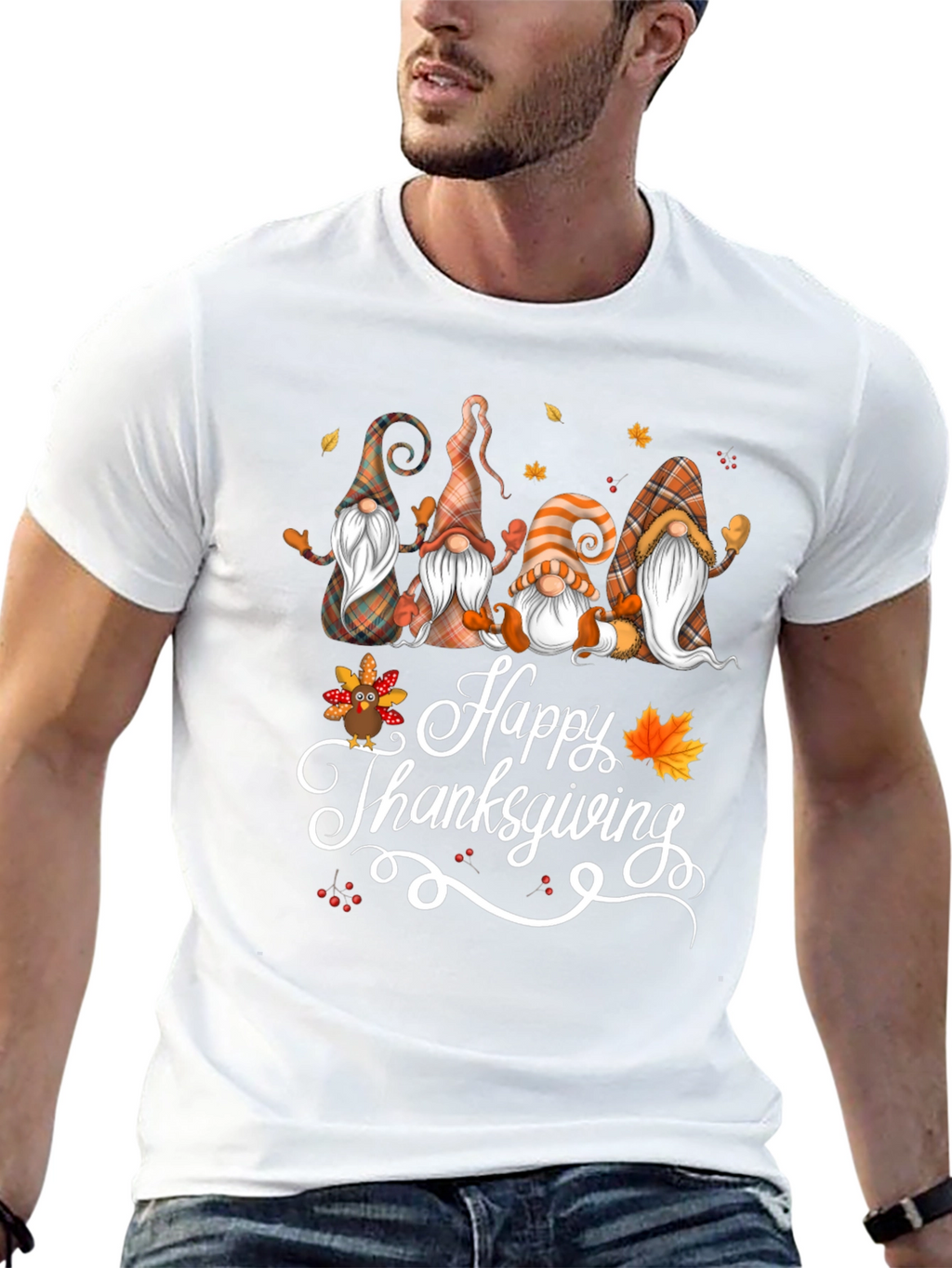 Thanksgiving Gnomes Graphic Tee