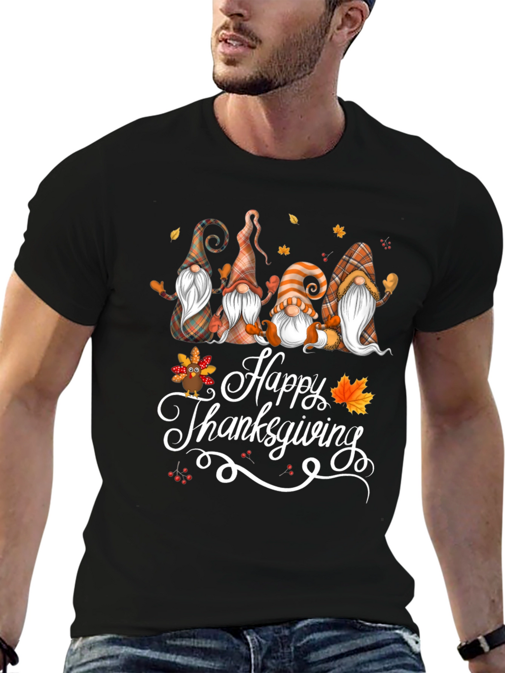 Thanksgiving Gnomes Graphic Tee