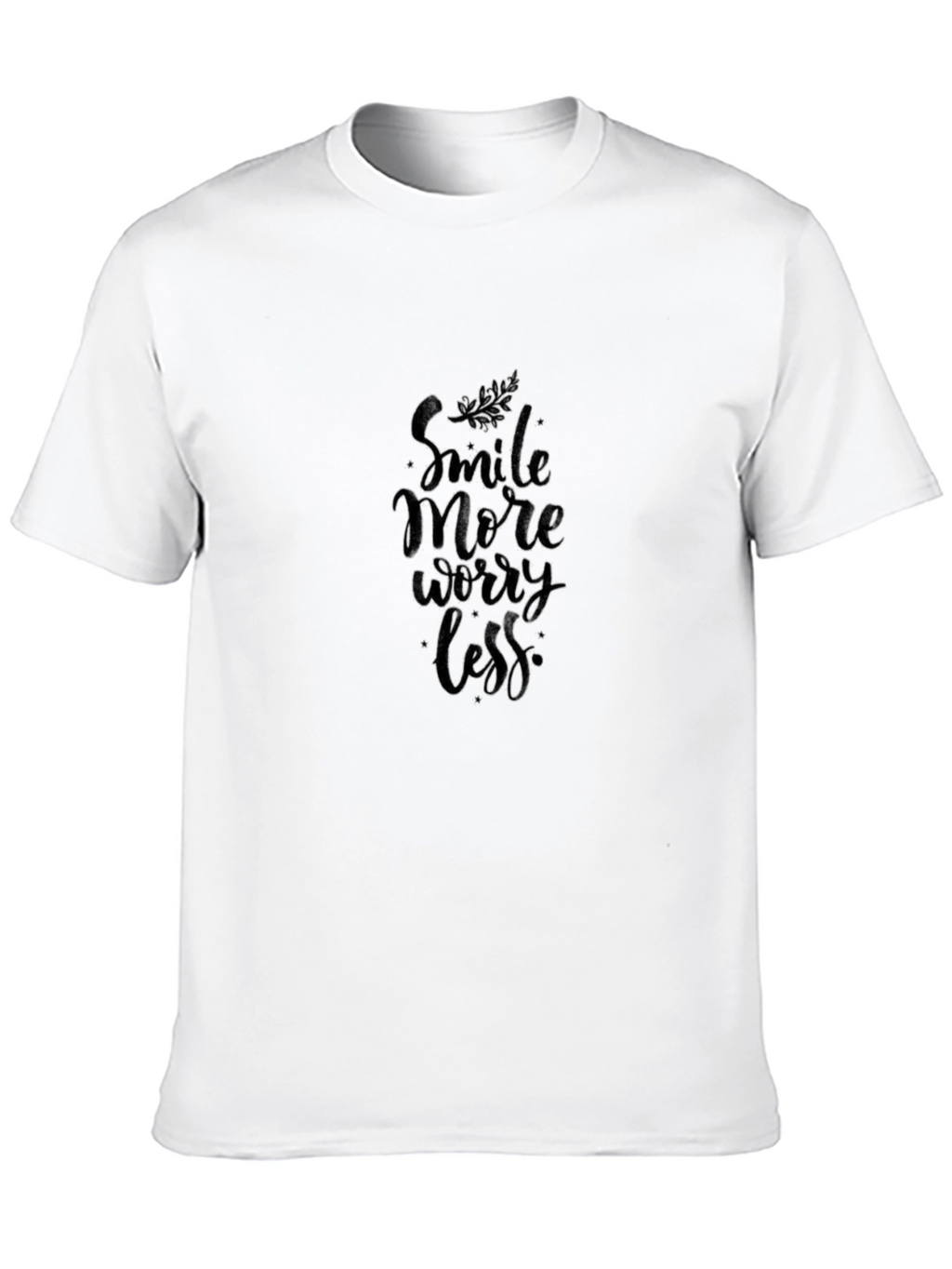 Smile More Worry Less Graphic Tee