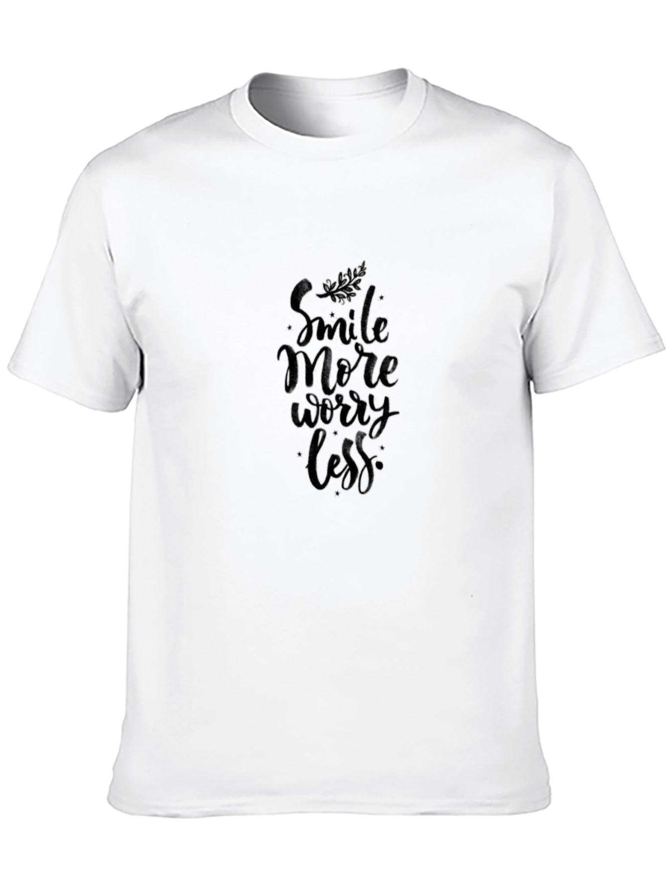 Smile More Worry Less Graphic Tee