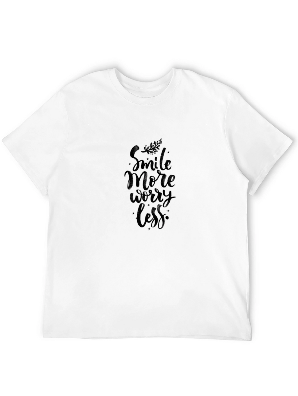 Smile More Worry Less Graphic Tee