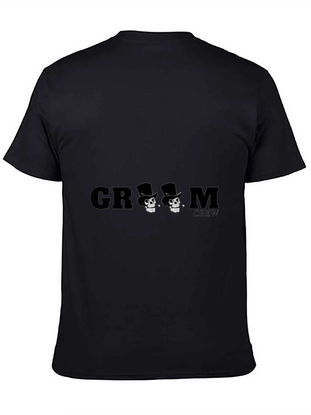 Groom Crew Skull Graphic T-Shirt