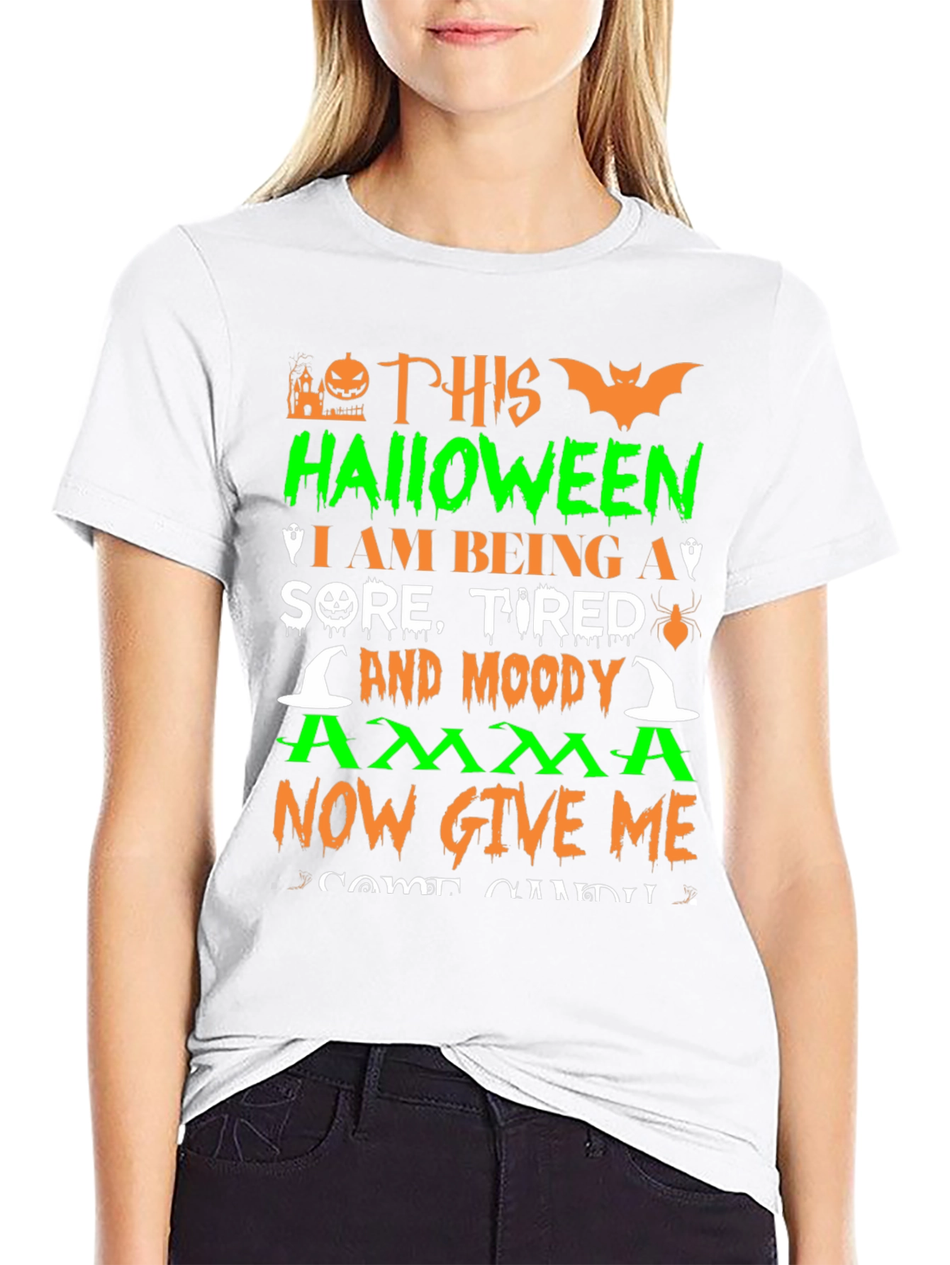 Halloween Sore Tired Moody T-Shirt