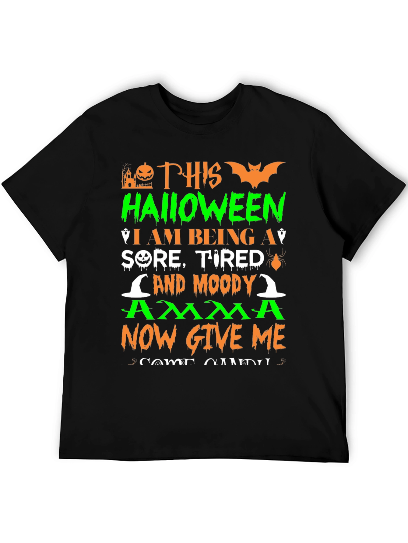 Halloween Sore Tired Moody T-Shirt