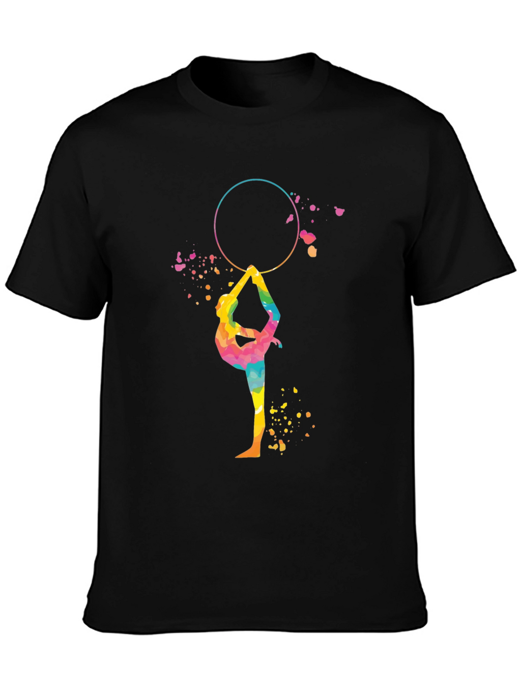 Gymnast Rainbow T-Shirt - Athletic Design