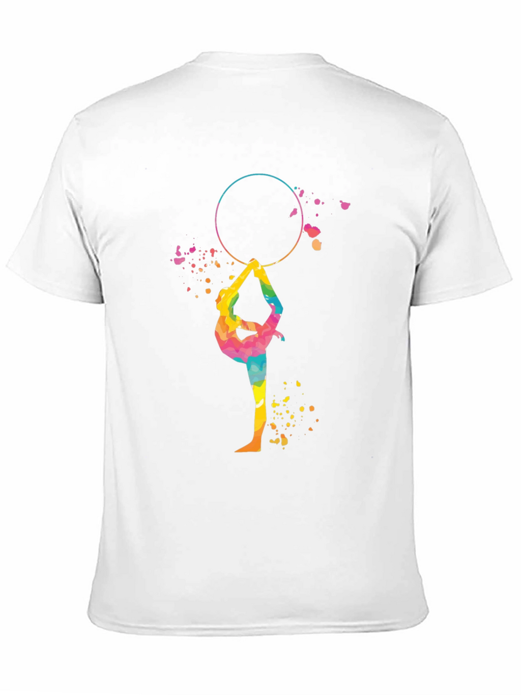 Gymnast Rainbow T-Shirt - Athletic Design