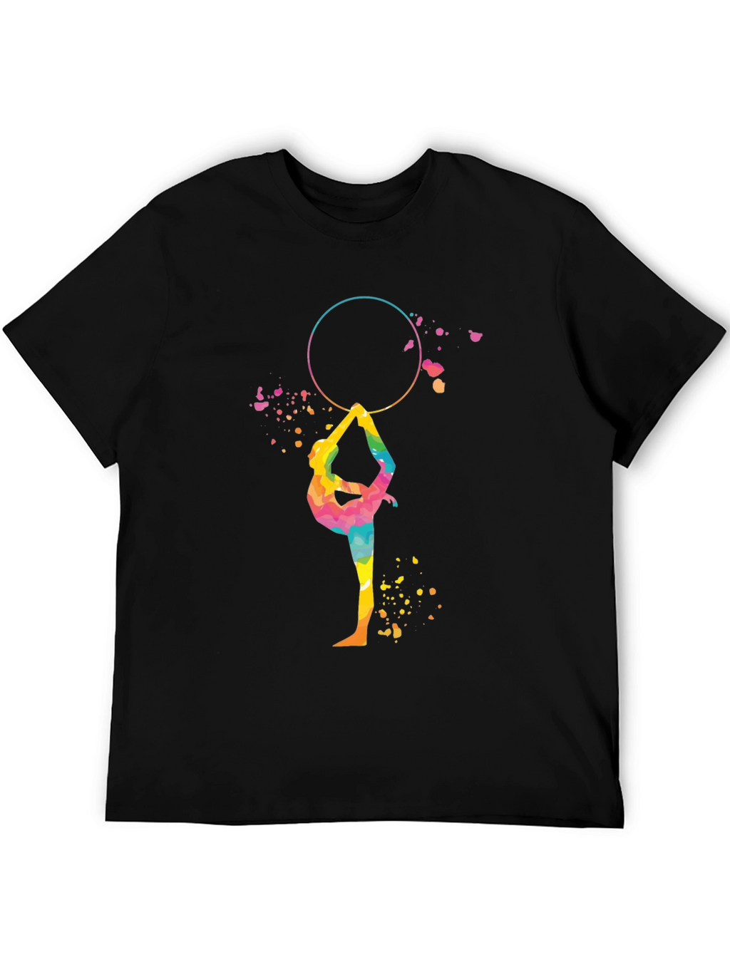 Gymnast Rainbow T-Shirt - Athletic Design