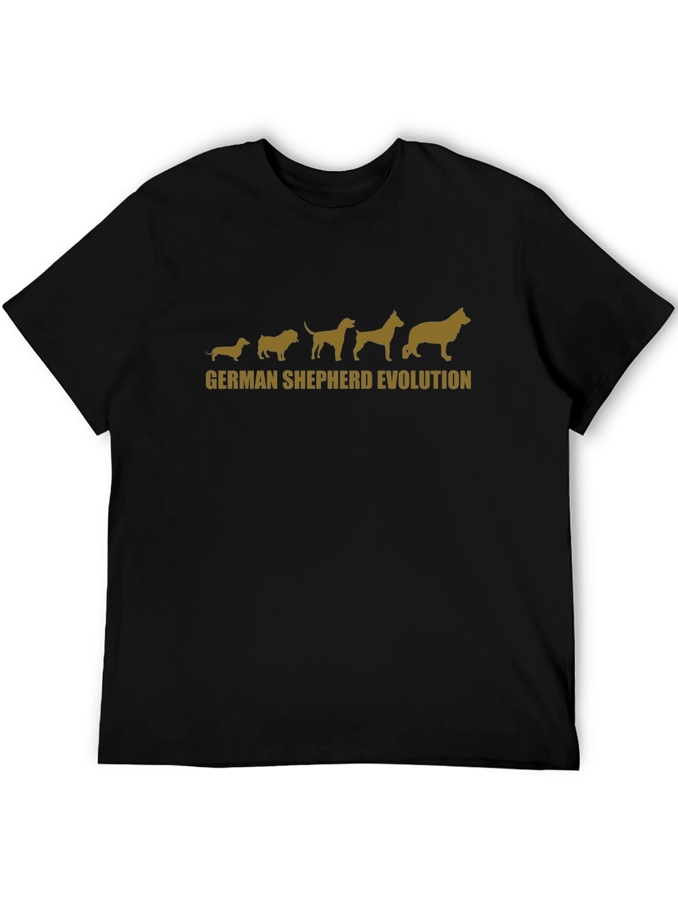German Shepherd Evolution Graphic T-Shirt