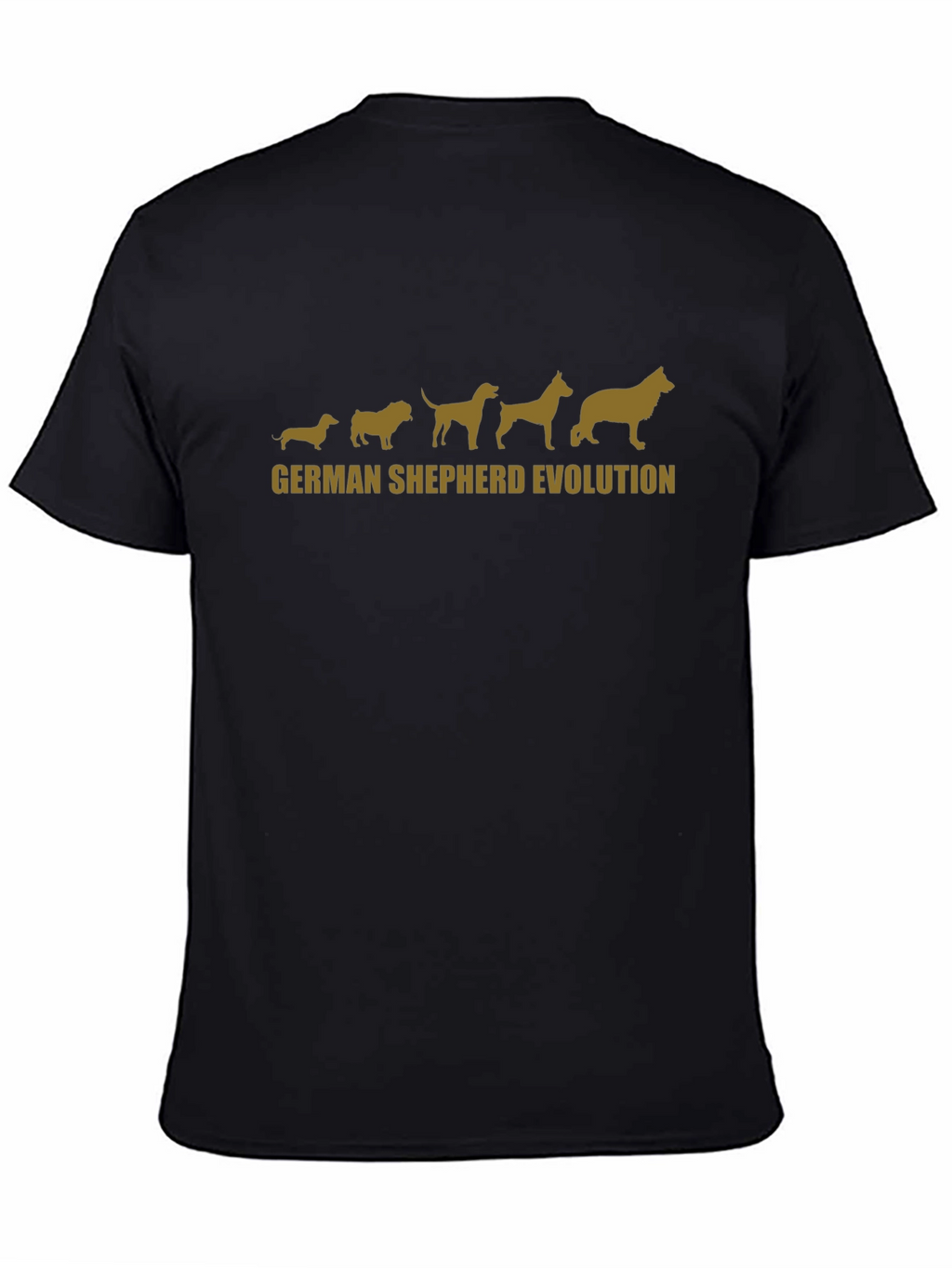 German Shepherd Evolution Graphic T-Shirt