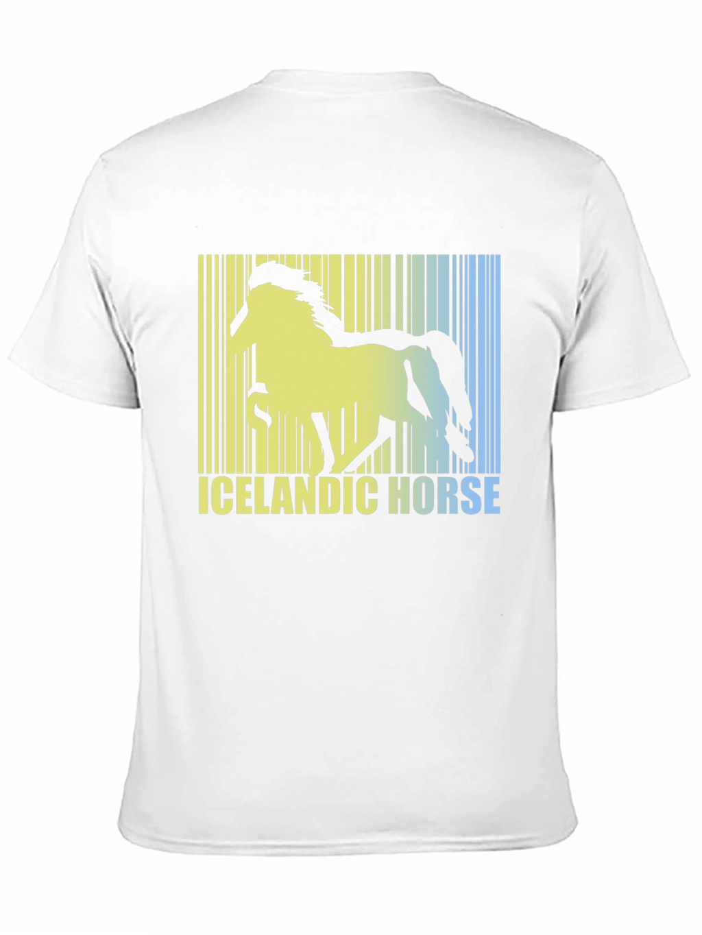 Icelandic Horse Barcode T-Shirt