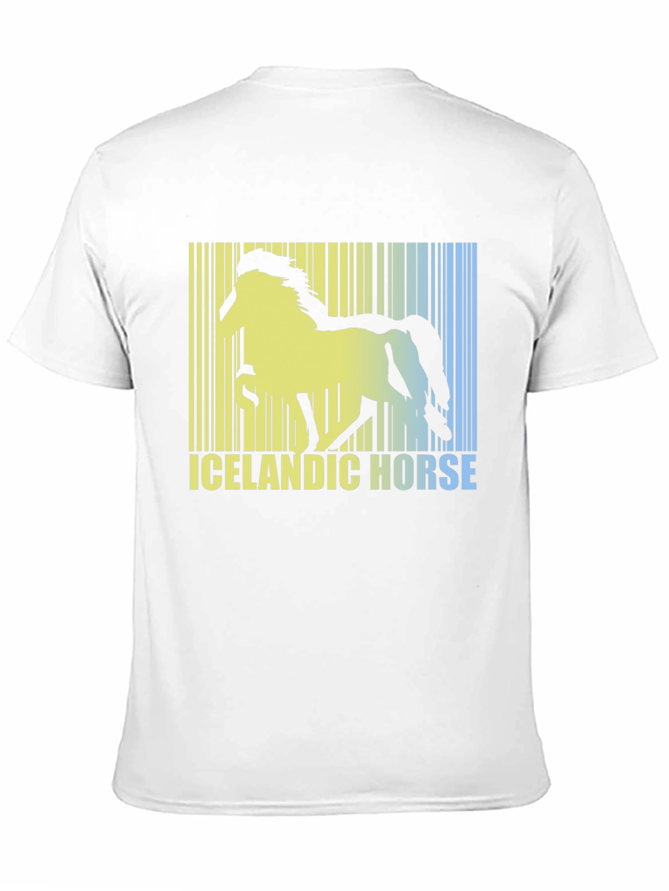 Icelandic Horse Barcode T-Shirt