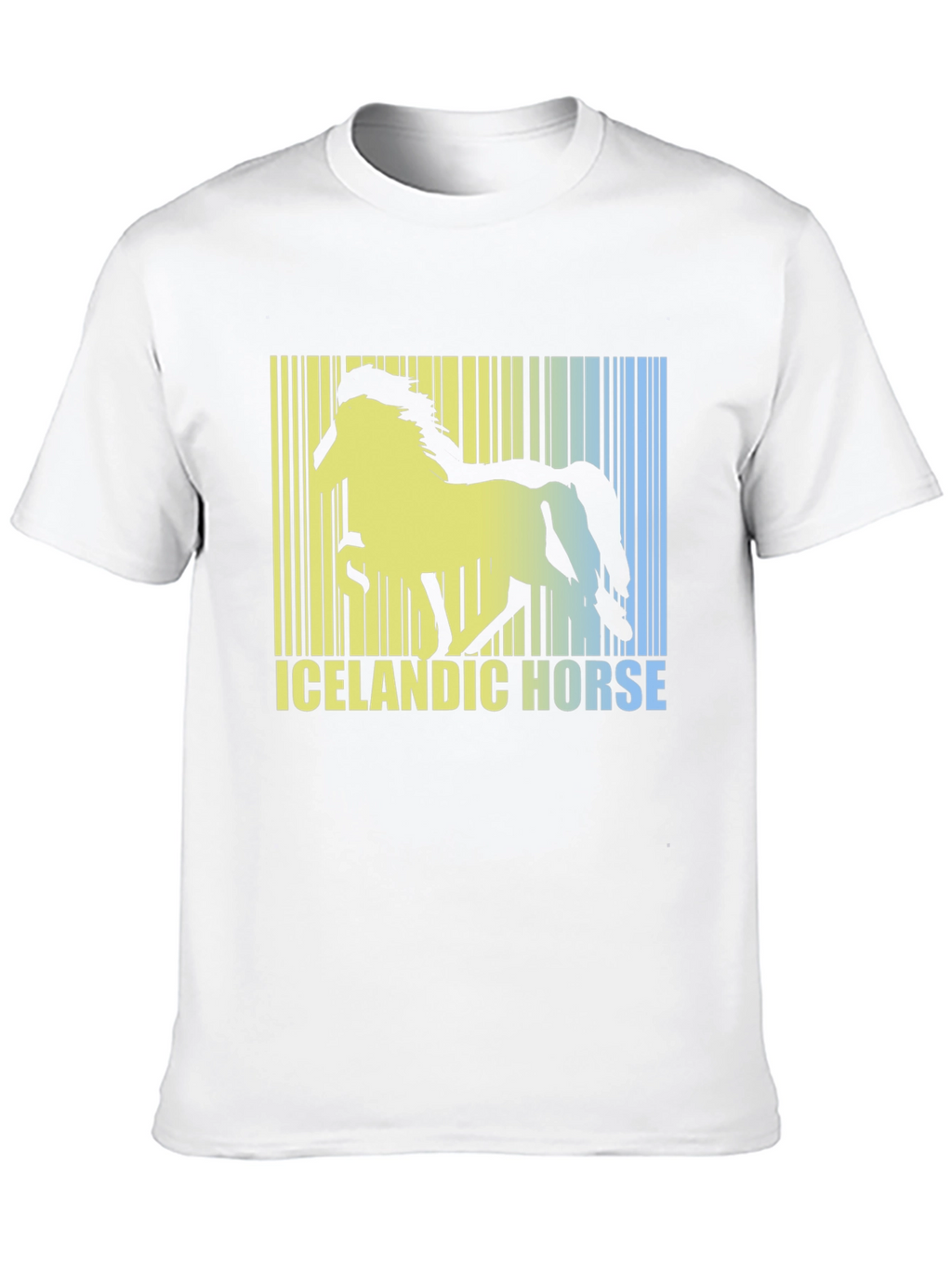 Icelandic Horse Barcode T-Shirt