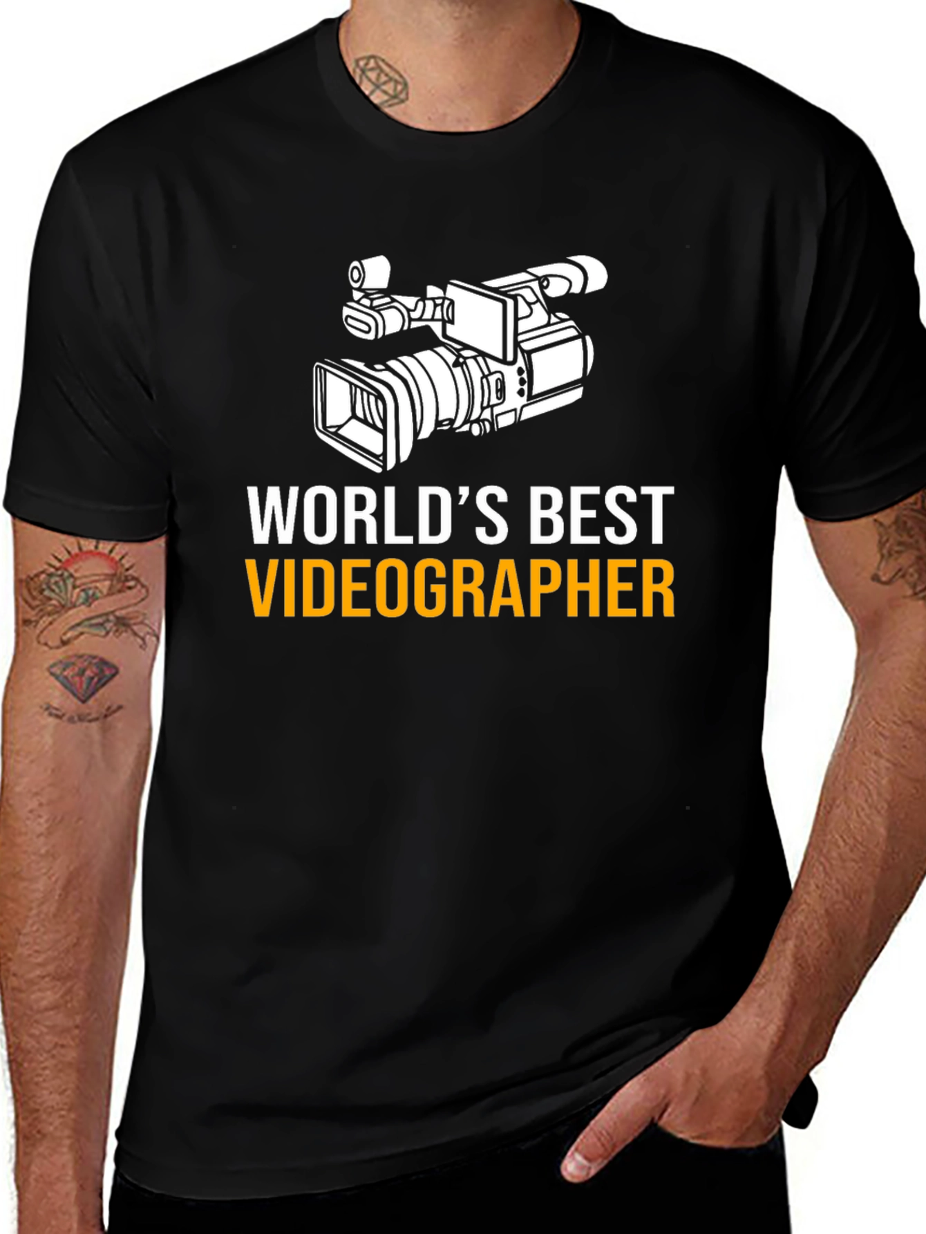 Worlds Best Videographer Graphic Tee