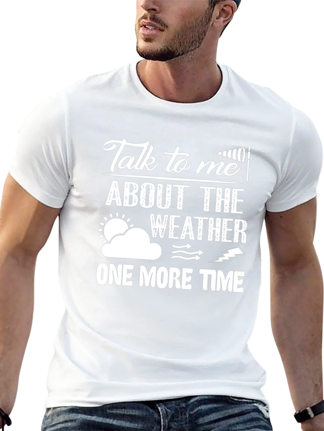 Talk to Me About the Weather T-Shirt Funny Meteorologist Tee