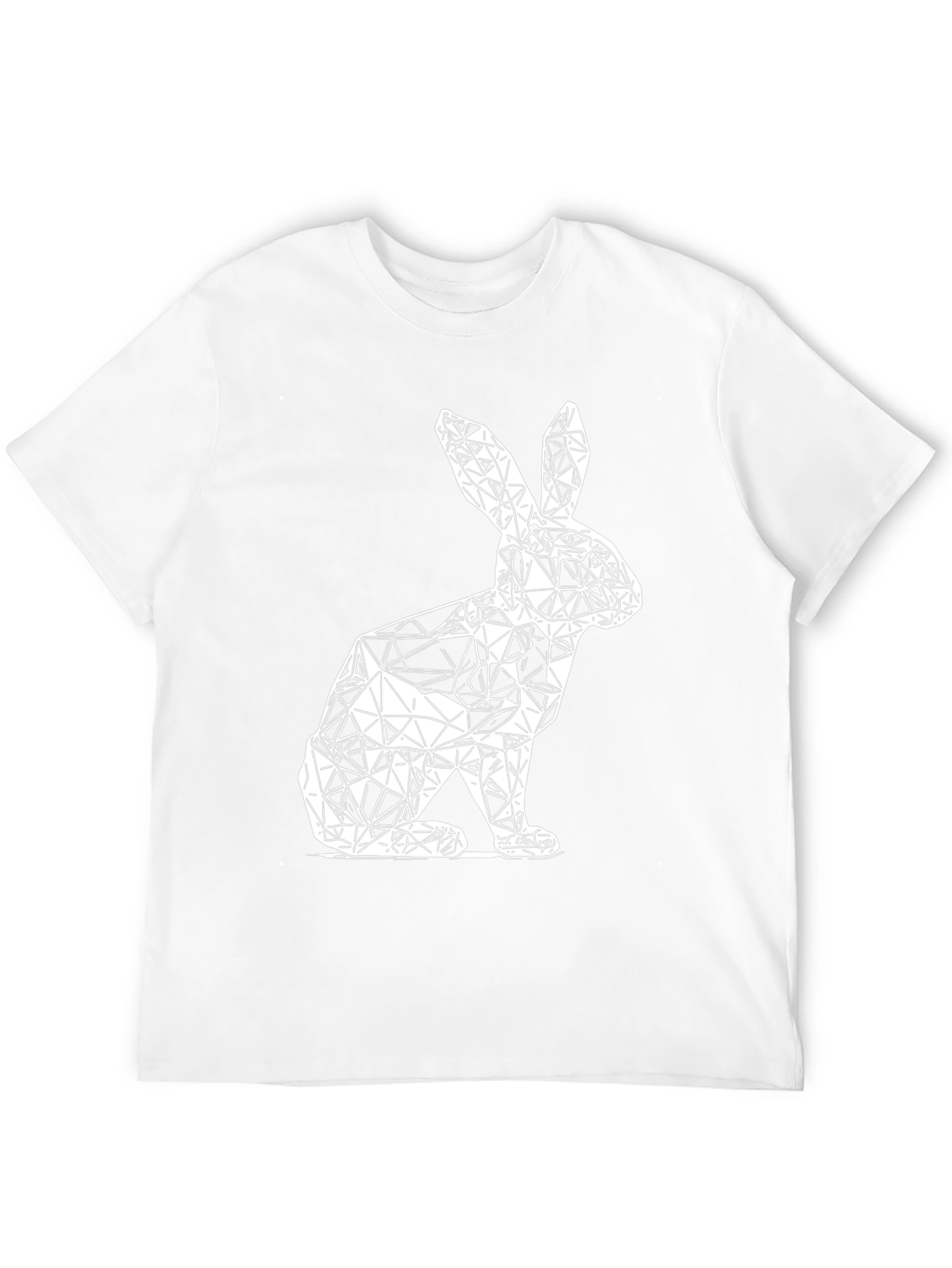 Geometric Rabbit Graphic T-Shirt