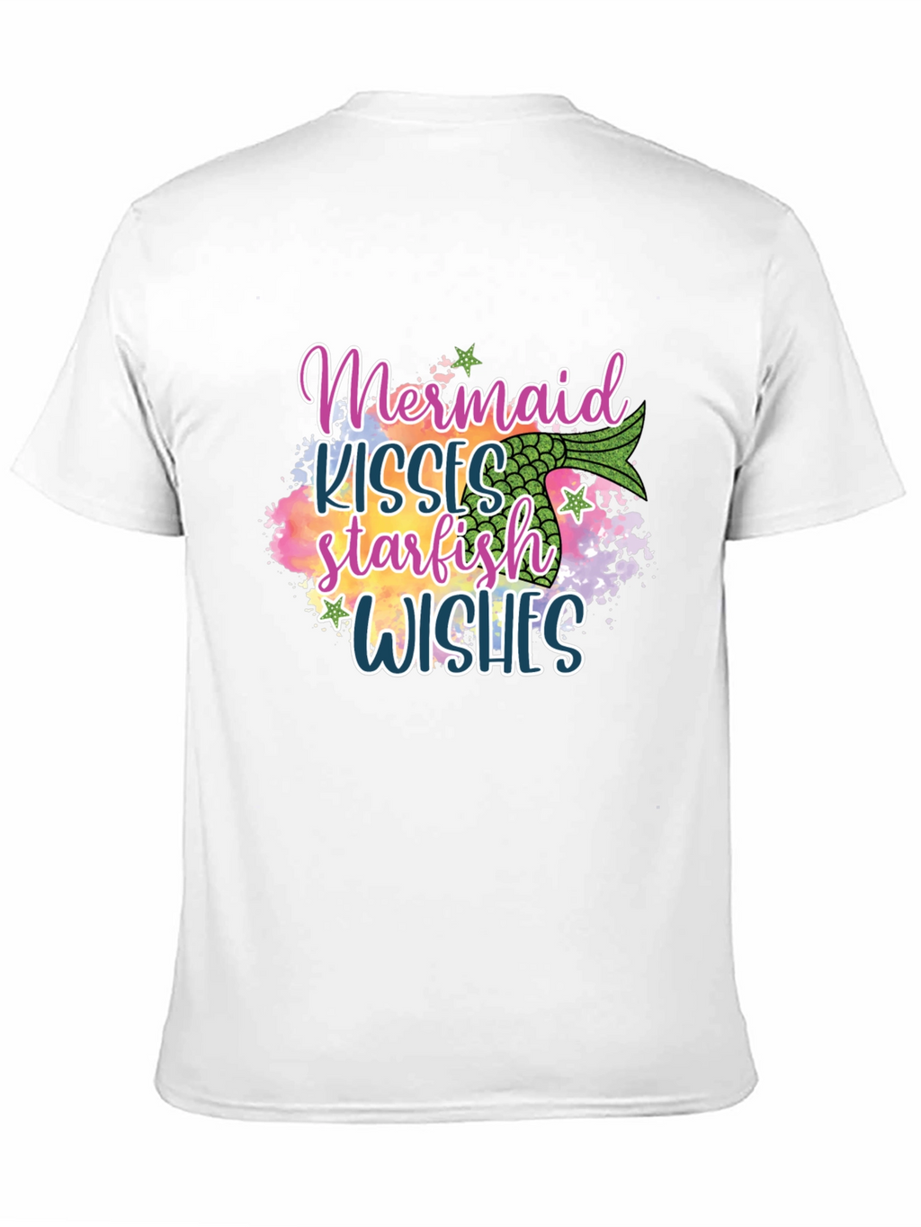 Mermaid Kisses Starfish Wishes Graphic Tee