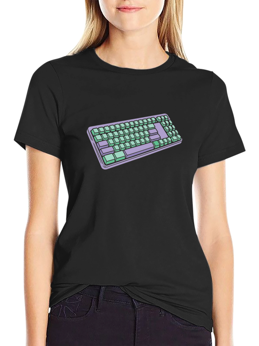 Keyboard T-Shirt - Retro Style