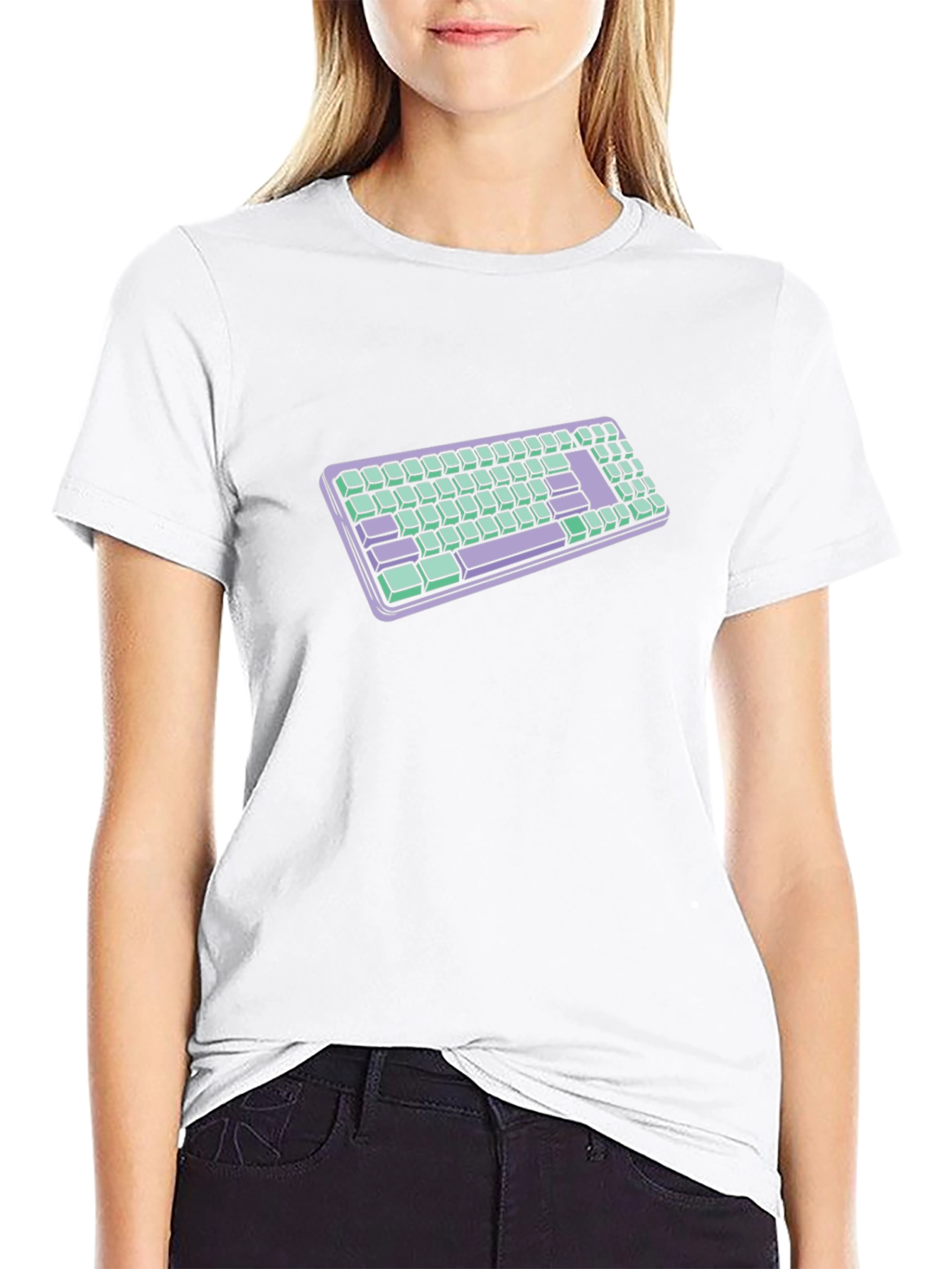 Keyboard T-Shirt - Retro Style