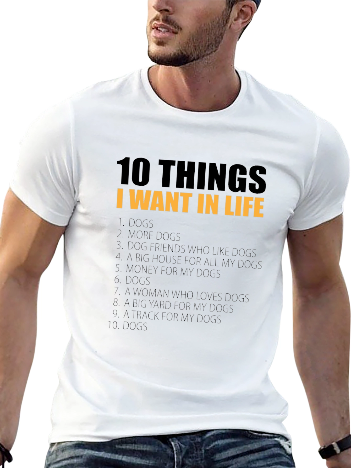 10 Things I Want In Life Dog T-Shirt