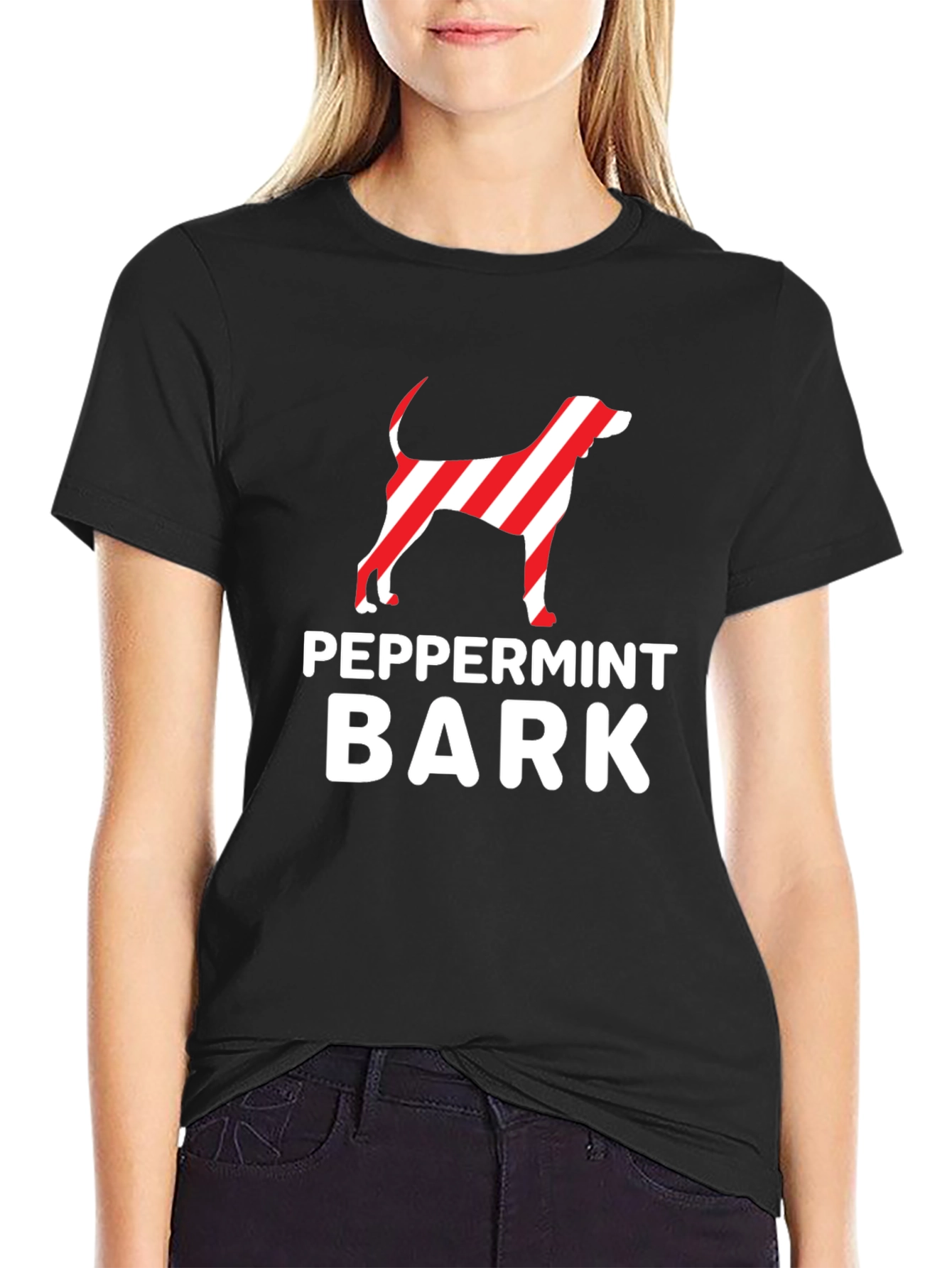 Peppermint Bark Dog Graphic Tee
