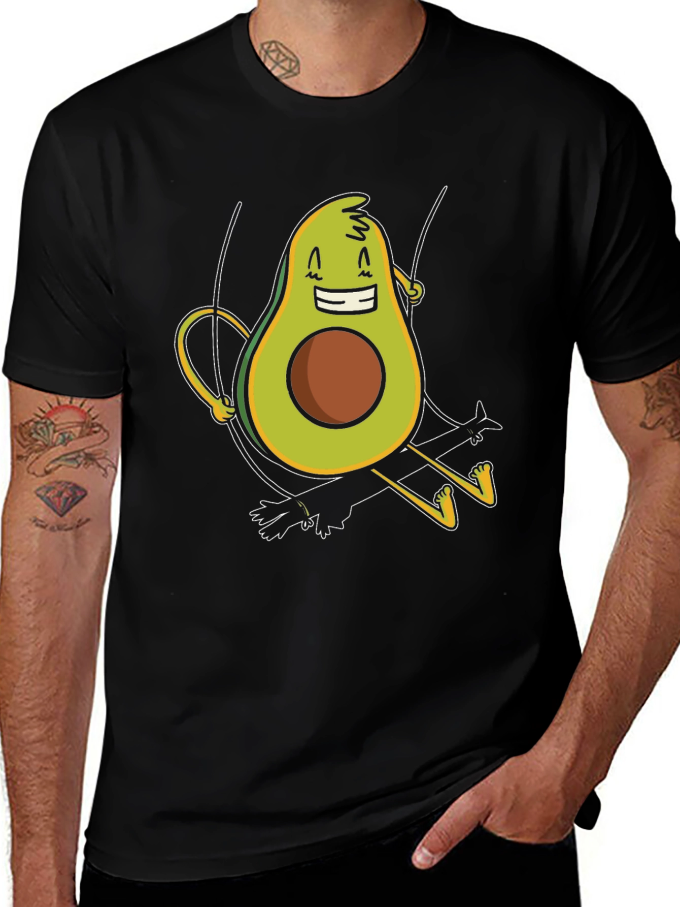 Avocado Swing T-Shirt - Fun Graphic Tee