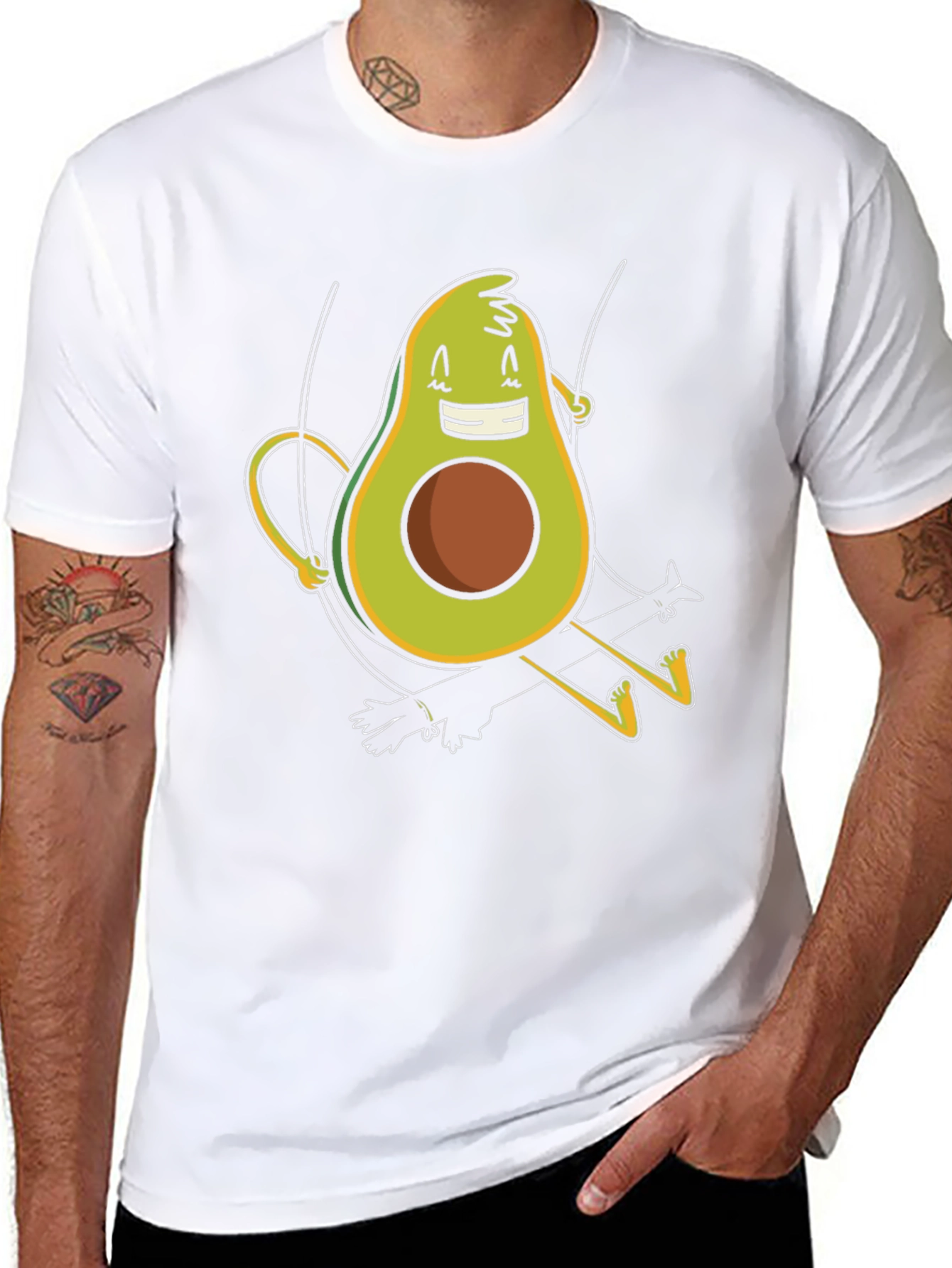 Avocado Swing T-Shirt - Fun Graphic Tee