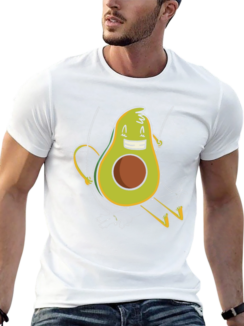Avocado Swing T-Shirt - Fun Graphic Tee