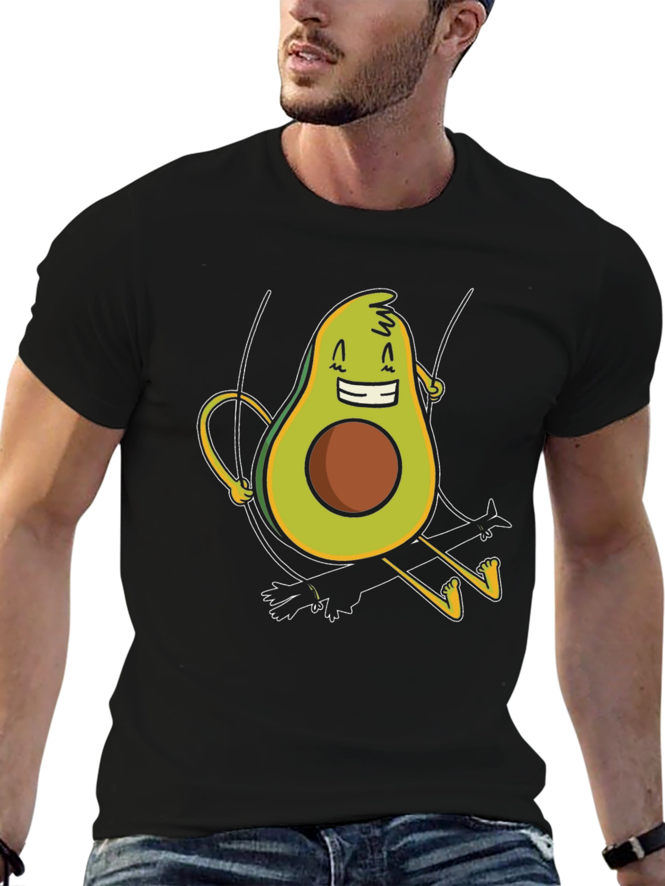 Avocado Swing T-Shirt - Fun Graphic Tee
