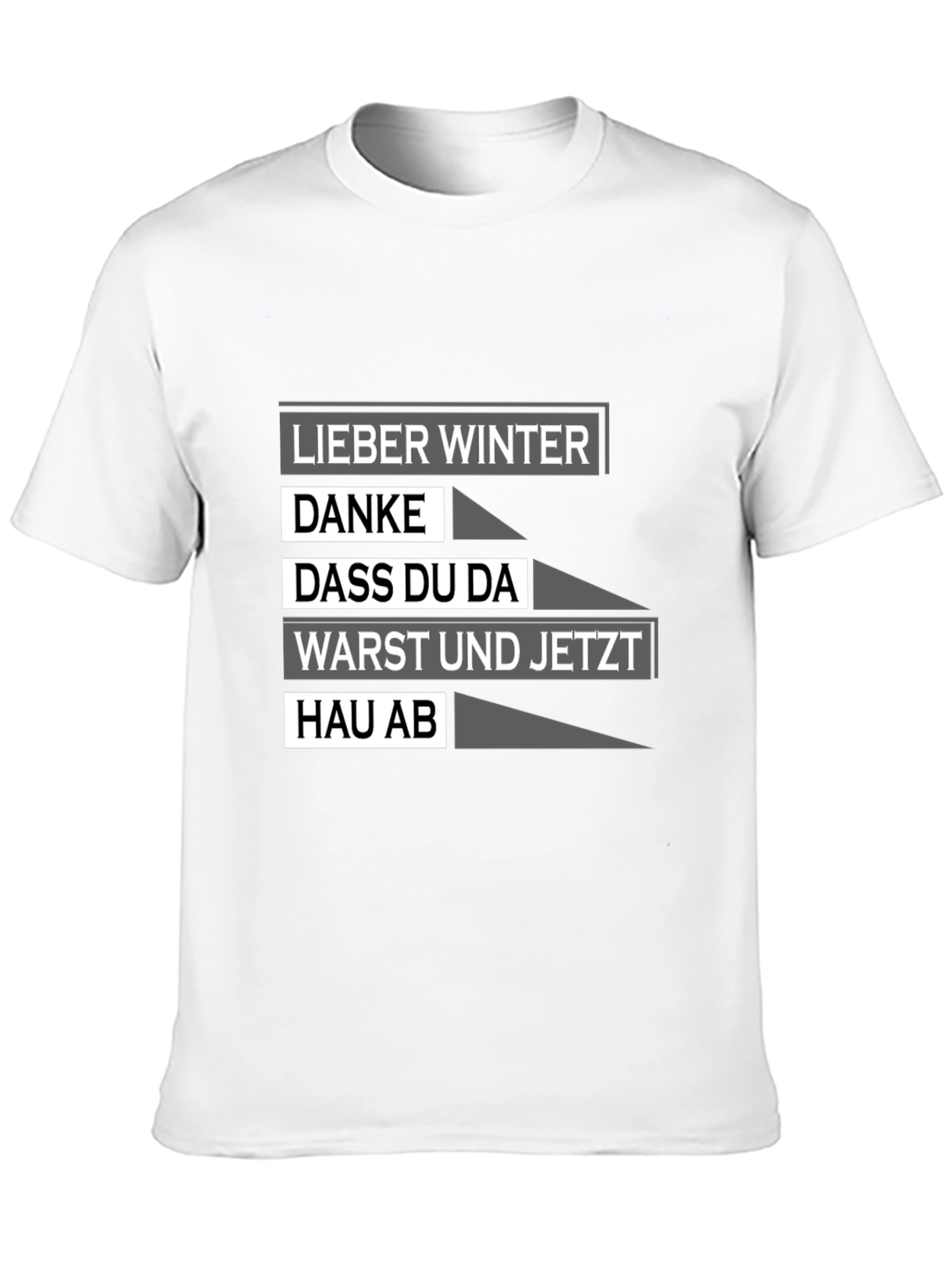 Lieber Winter T-Shirt - Funny German Saying Tee