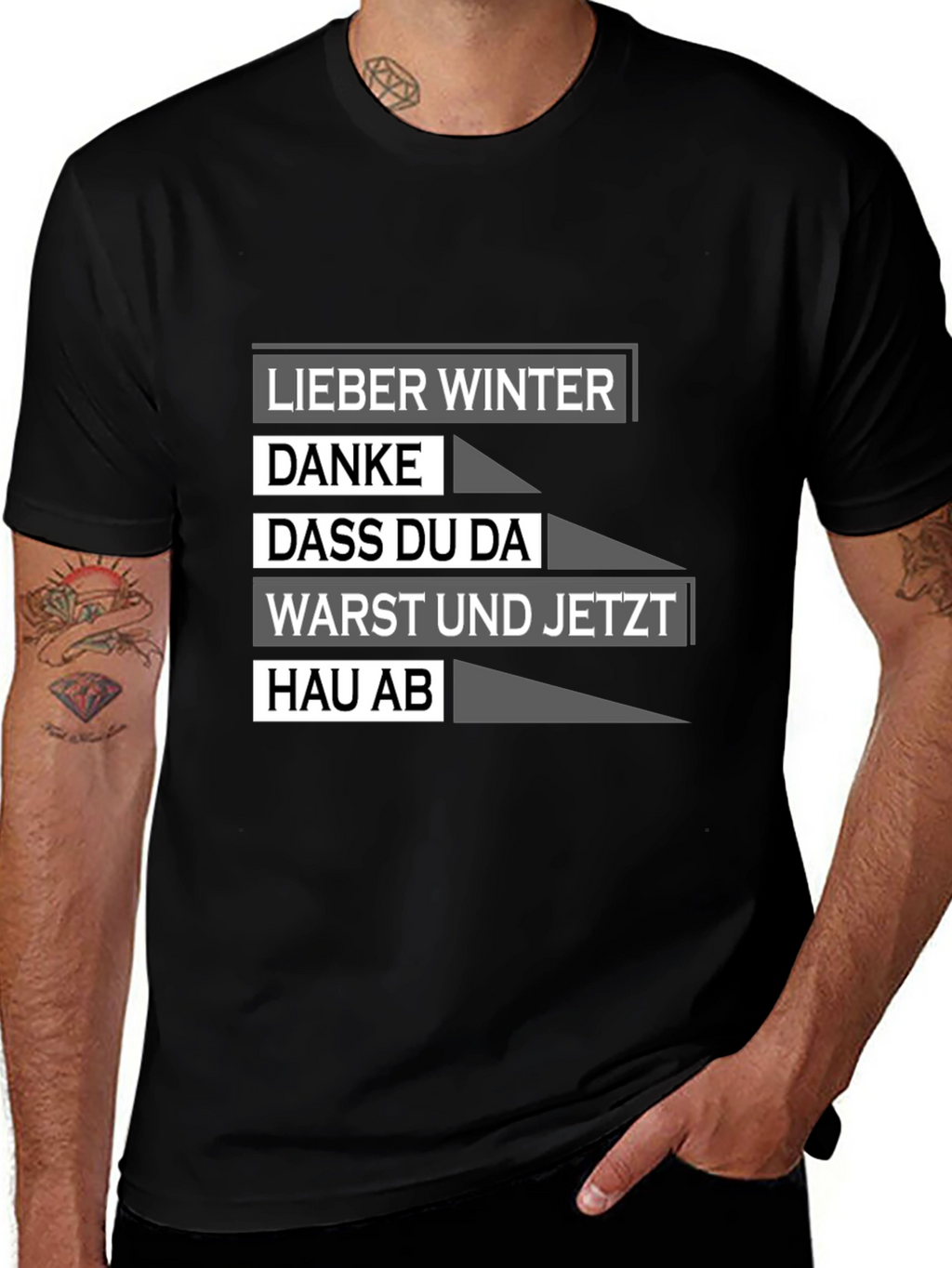 Lieber Winter T-Shirt - Funny German Saying Tee